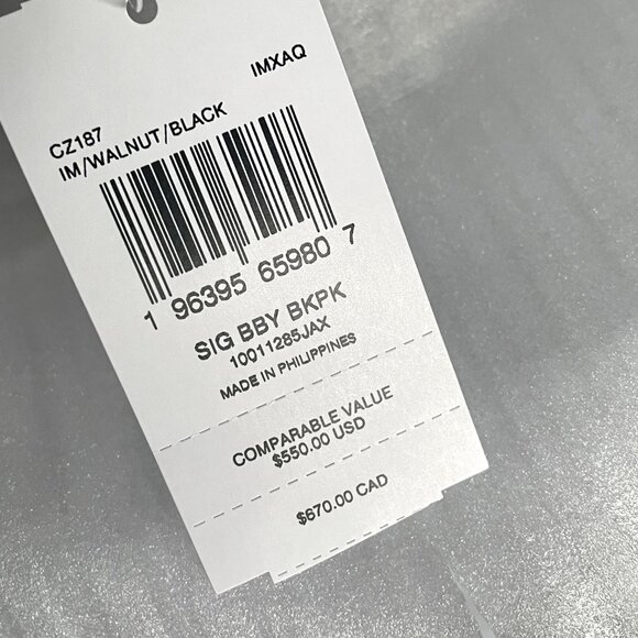 Coach CZ187 Baby Diaper Backpack Brown Signature Canvas Leather w/ Changing Pad - Picture 12 of 12